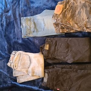 5 pair of kids jeans